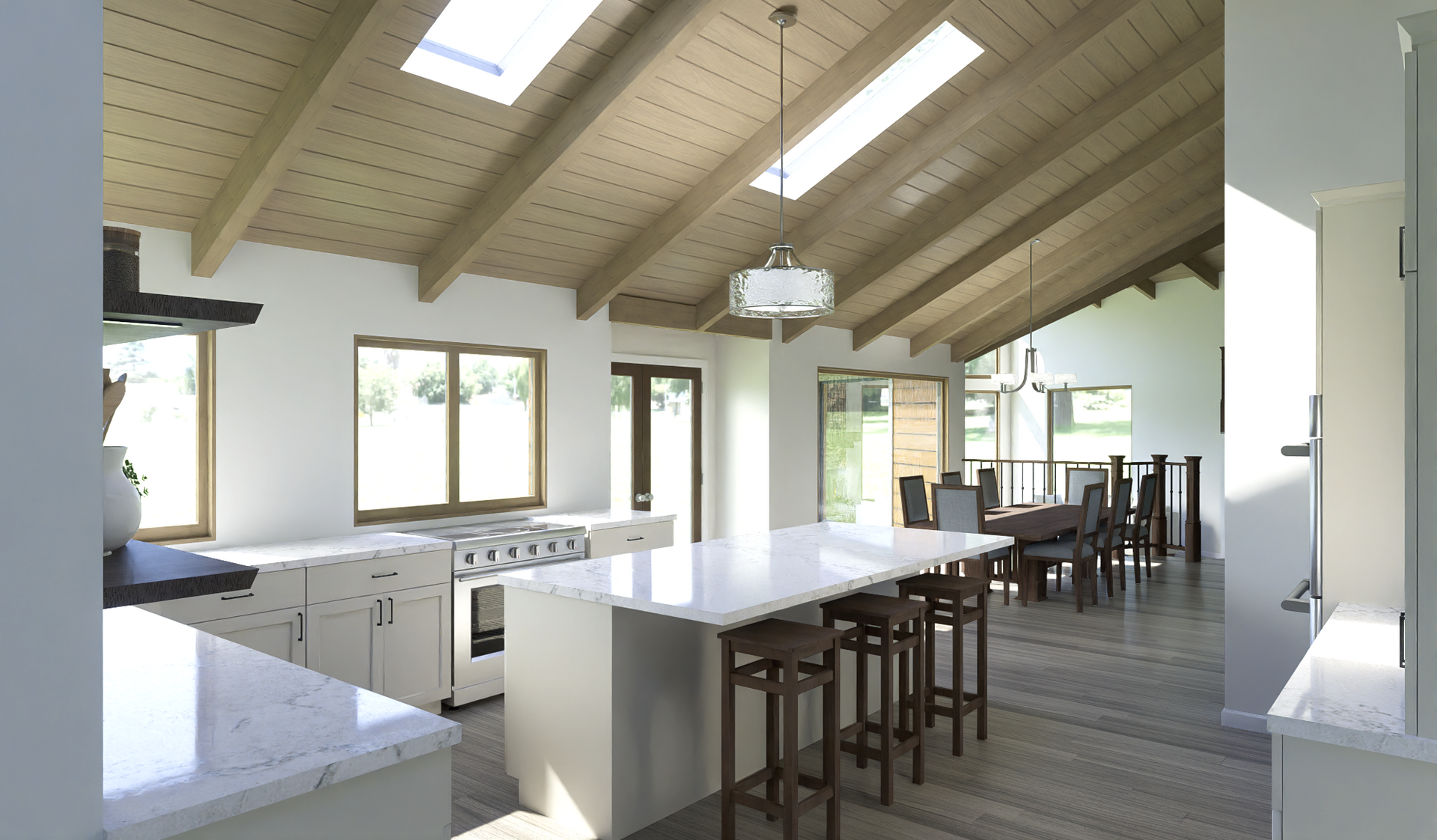 Custom Modern Rustic Kitchen