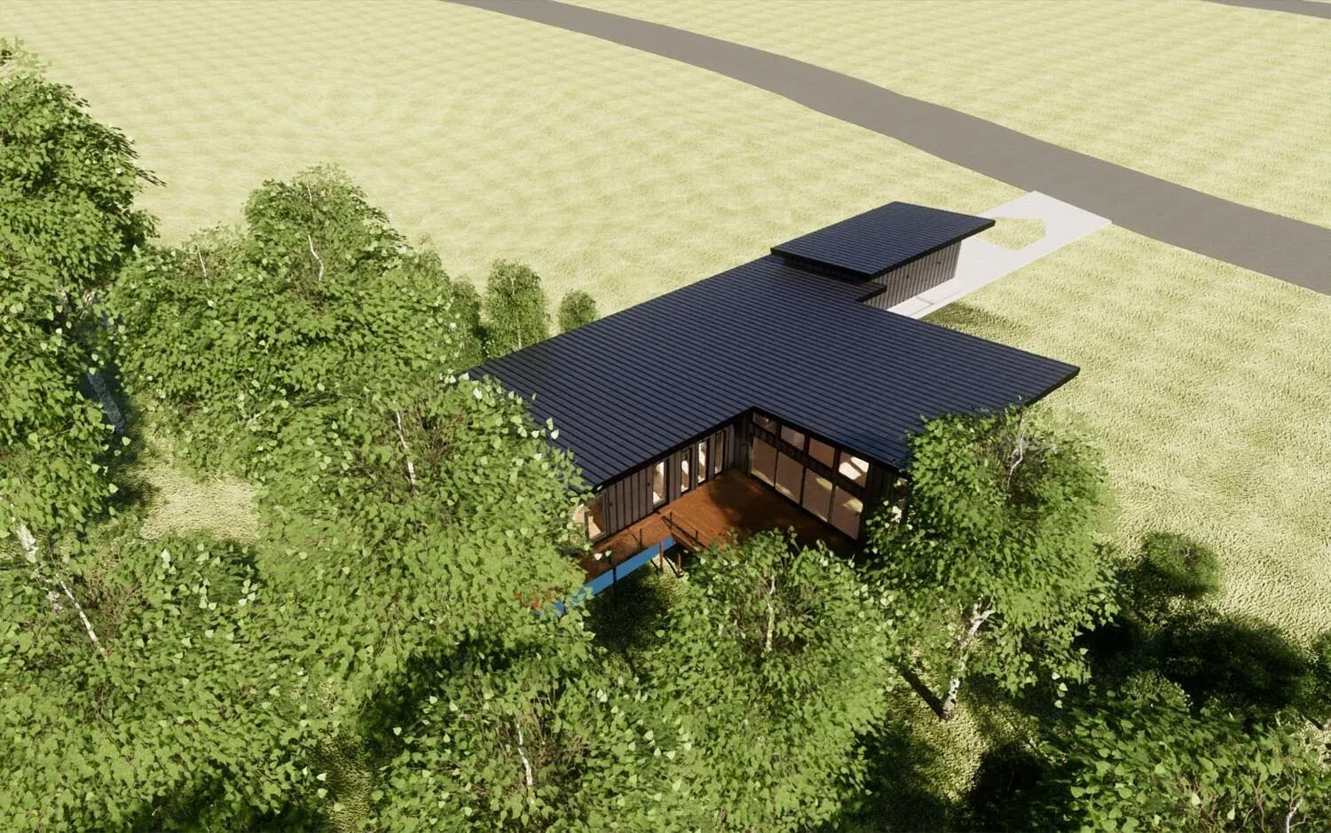 Elevated Woodland Cabin