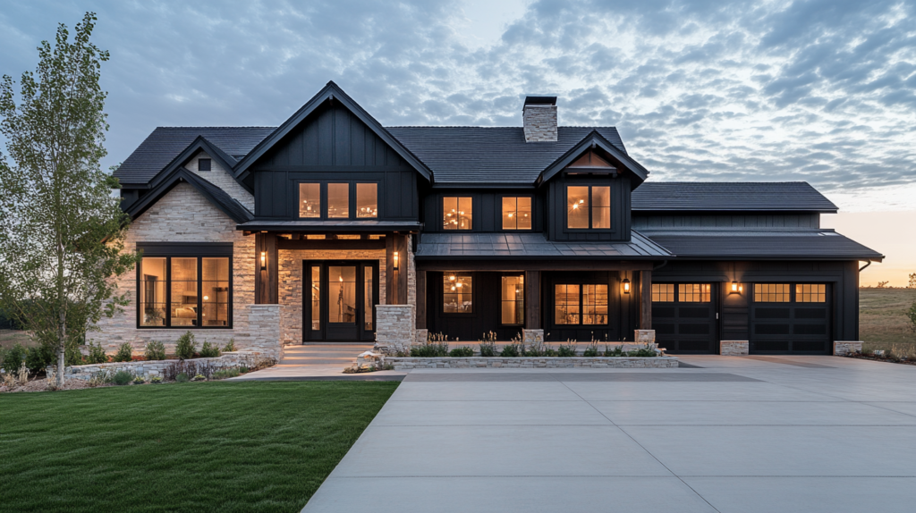 Modern Farmhouse in Meridian - Custom Home Builder
